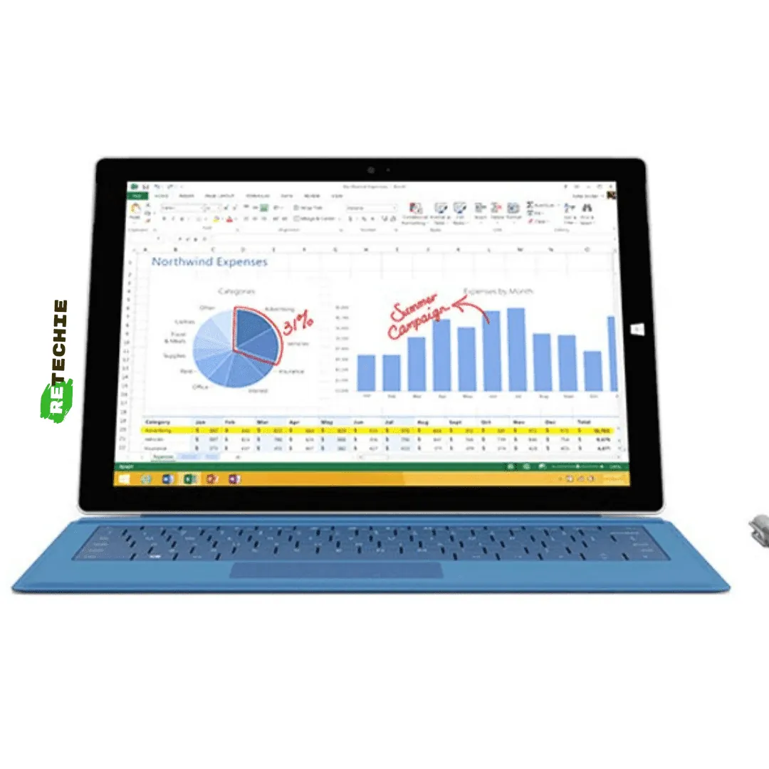 Refurbished Microsoft Surface Pro 5 | Intel Core I7-7th Gen | Detachable | 256GB NVME SSD | 8GB Ram |